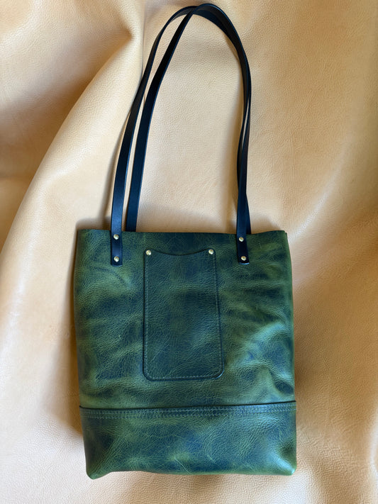 Medium Size Tote Made of Rich Badalassi Carlo Waxy Pull-up Leather